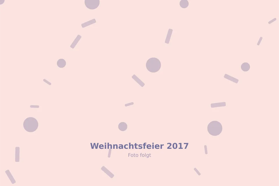 Platzhalterbild für Weihnachtsfeier 2017 — wird durch ein echtes Foto ersetzt